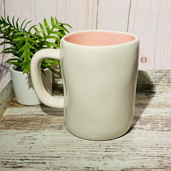 Rae Dunn Reindeer Slushie mug Pink Interior - Picture 6 of 7